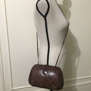 Vintage Animal Print Crossbody